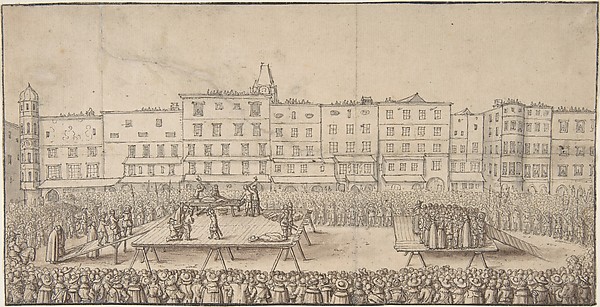 An Execution of Seven Boores Rebels in Lintz, June 16, 1636