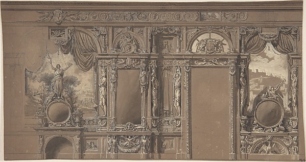 Design for a Heavily-Decorated Wall Elevation
