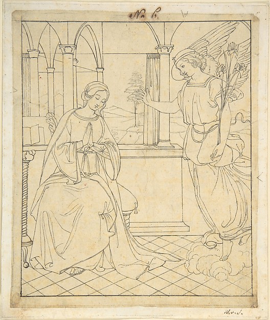 The Annunciation by Wilhelm Schadow