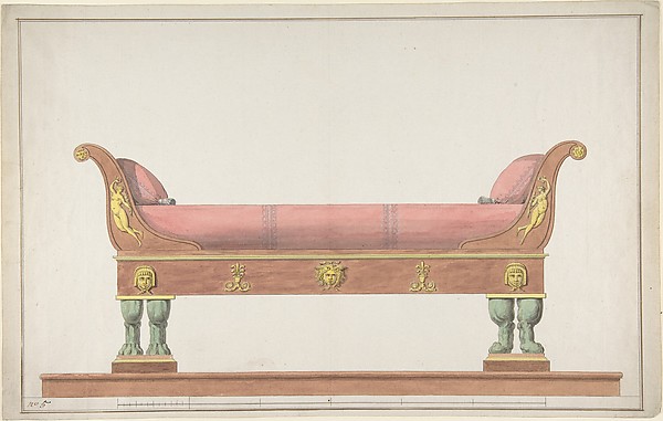 Design for an Empire Daybed