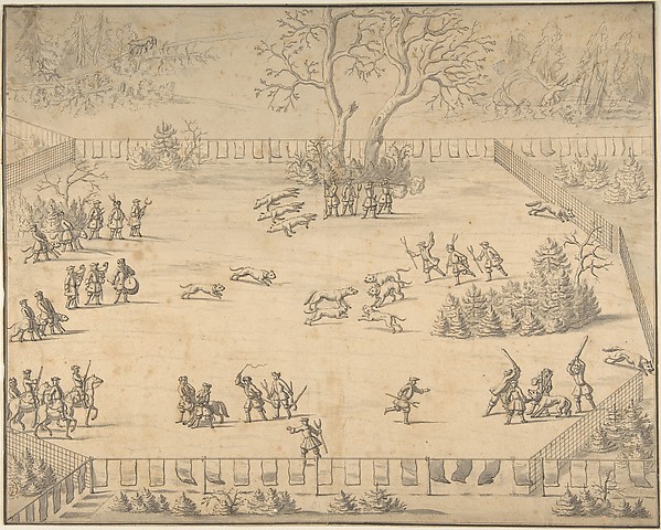 Design for an Illustration to Hans Friedrich von Fleming's "Der Volkommene Teursche Jäger..."