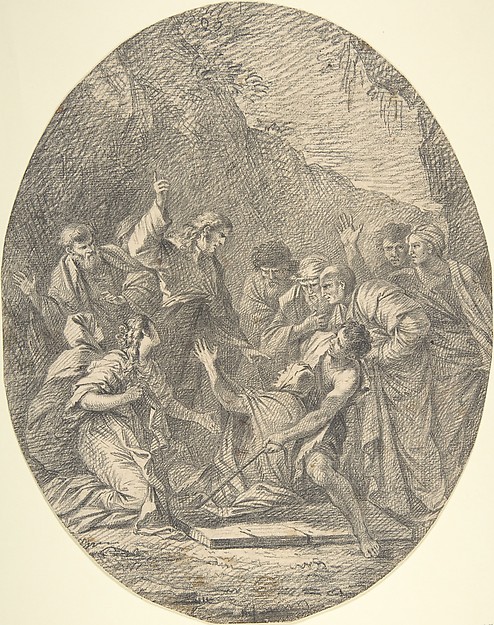 Raising of Lazarus by Anonymous, German, 18th century