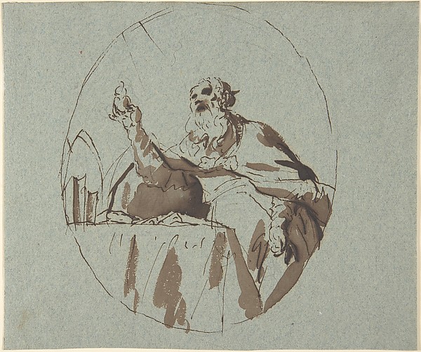 Saint Jerome by Georg Anton Urlaub