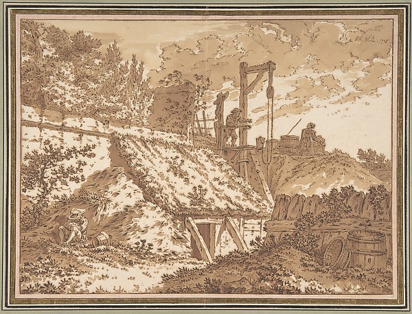Peasants Around a Well