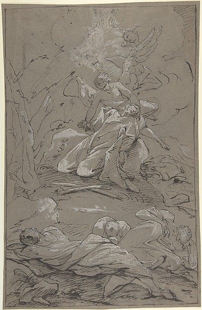 Christ in the Garden of Gethsemane by Paul Troger