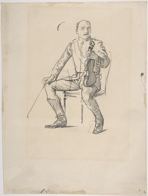 Violinist: study from life