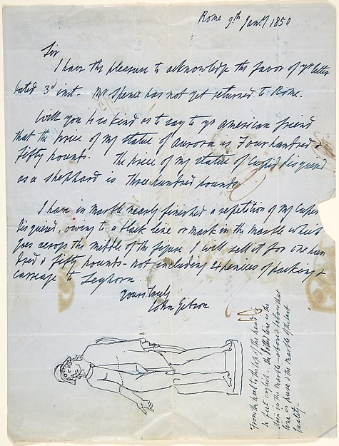 Letter from John Gibson to John Udny, containing information for Henry Farnum