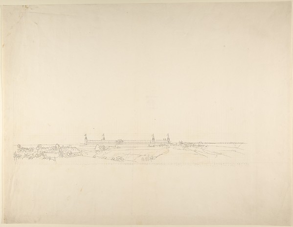 Landscape with a Large Building