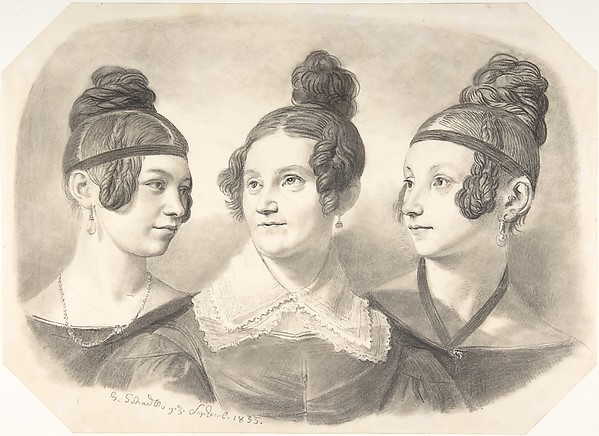Portrait of Frau von Oppen and Her Two Daughters