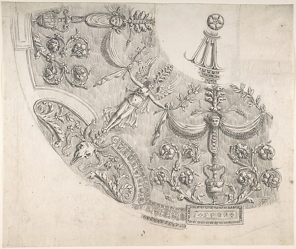 Segment of Circular Celing Vault, Palazzo Mattei, Rome