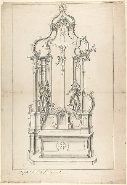 Design for an Altar by Anonymous, German, 19th century
