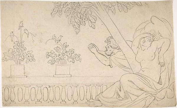 Beseeching Couple under a Tree