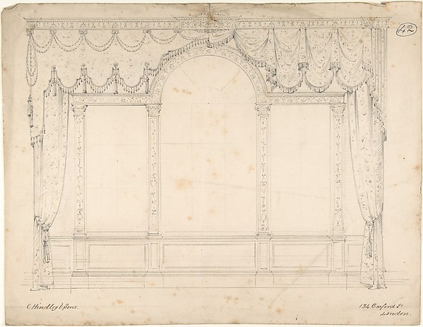 Design for a Wall with Three Windows