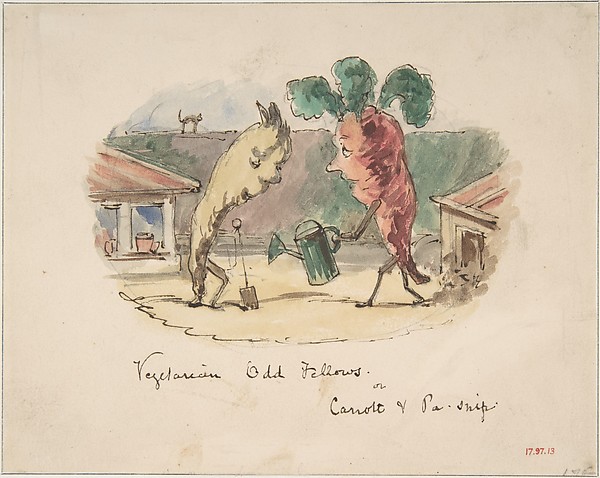 "Vegetarian Odd Fellows: or, Carrott and Pa-Snip"