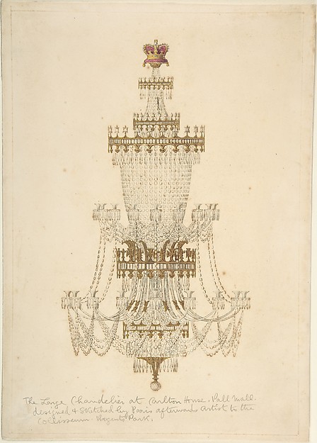 Large Chandelier at Carlton House, Pall Mall