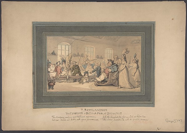 The Comforts of Bath: A Public Breakfast
