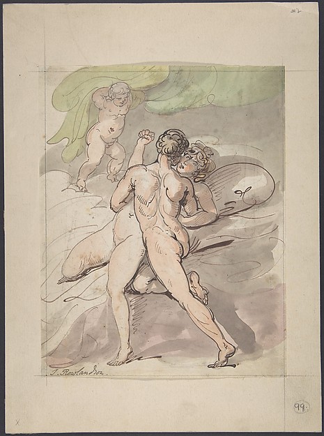 Nude Couple Embracing