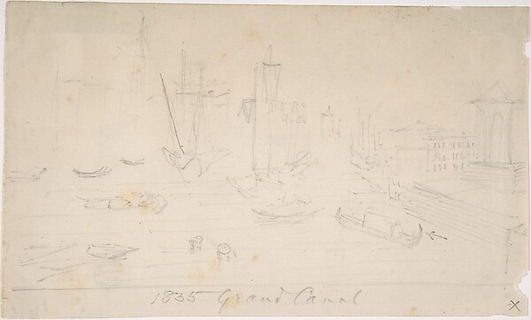 Grand Canal, Venice — Anonymous, 19th century · Joseph Mallord William Turner