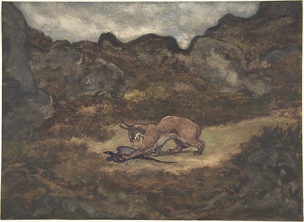 Caracal and Pheasant