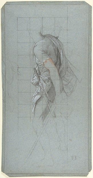 Standing Soldier: Study for the Chapel of Saints Peter and Paul in the Church of Saint-Séverin, Paris by Victor-François-Eloi Biennourry
