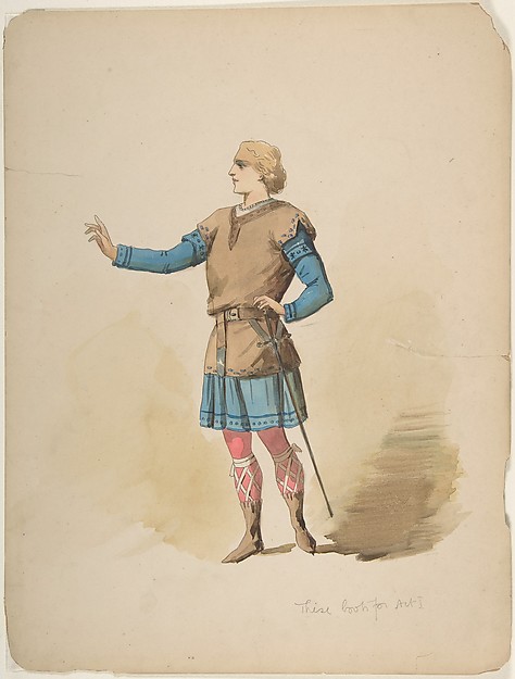 Design for Man's "Medieval" Costume