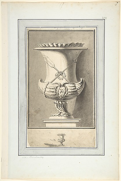 Study for Plate 7 of Bouchardon's "Premier livre de vases"