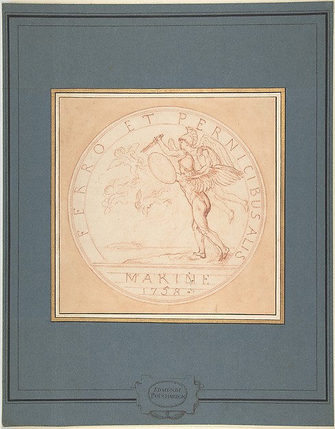 Design for a Medal: Marine 1758