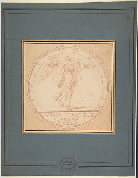 Design for medal commemorating the capture of Port Mahon