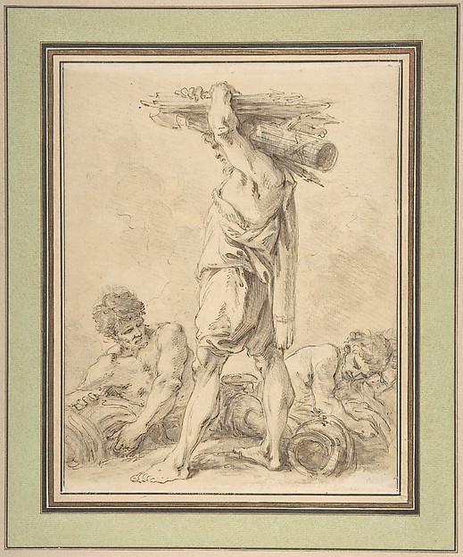 Standing Man Carrying Fasces and Arms