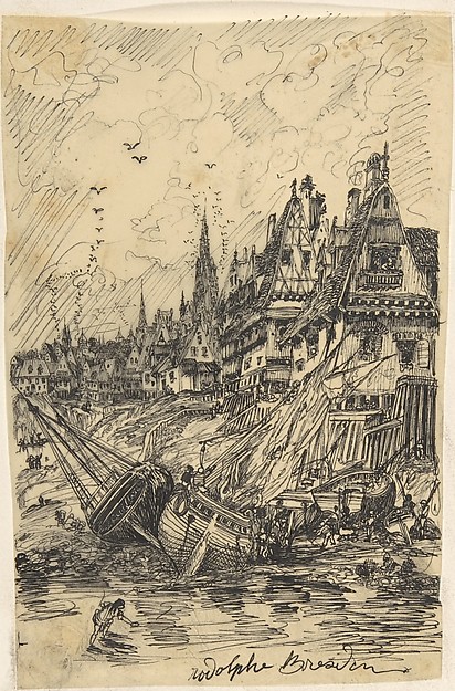 Fishing Harbor at Low Tide
