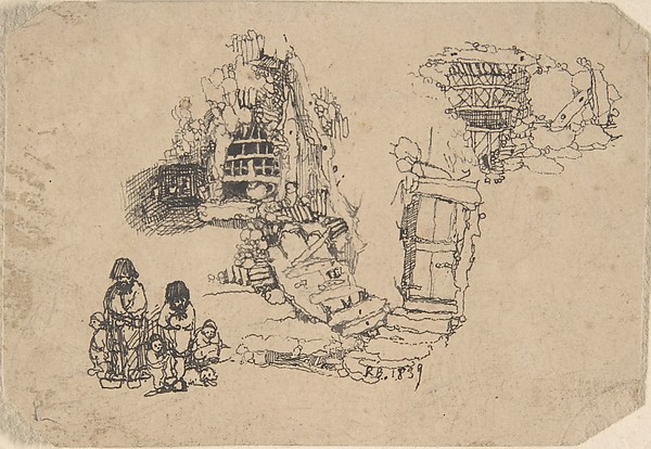 House in the Rocks by Rodolphe Bresdin, The Metropolitan Museum of Art