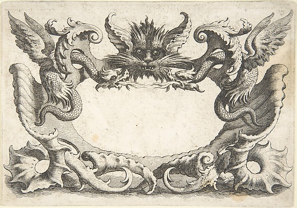Design for ornamental cartouche