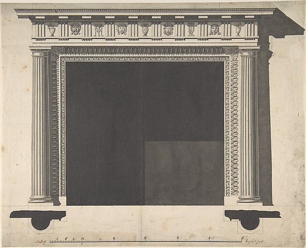 Design for a Chimney-piece, for the Saloon, Milton Park, Northamptonshire