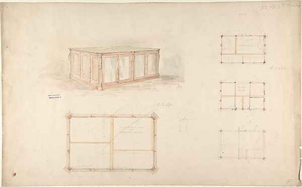 Design for desk and/or portfolio cabinet