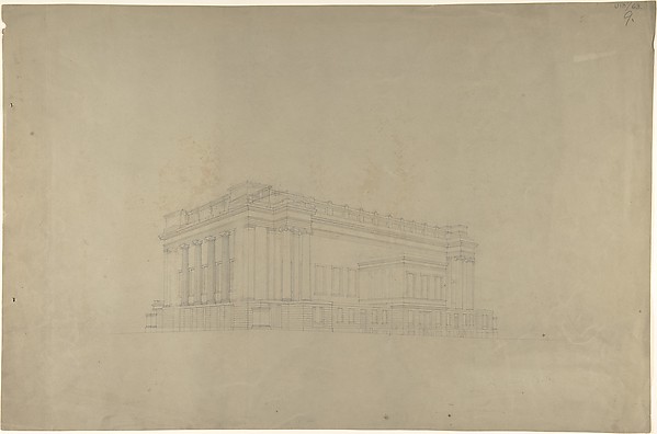 View of a Building in the Ionic Style