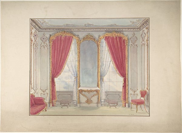 Interior of a Small Salon