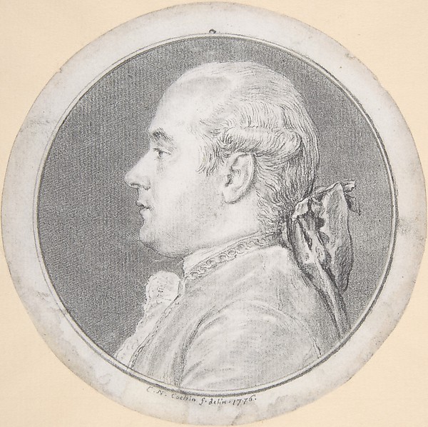 Bust of a Man, in Profile to Left