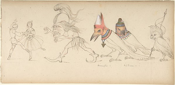 Frieze of Figures and Birds by Rev. Geoffrey Liddell Johnstone