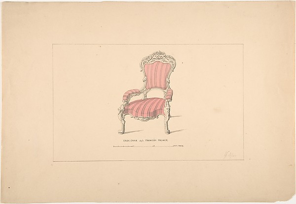 Design for Easy Chair, François Premier Style