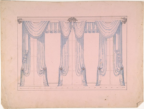 Design for Window drapery