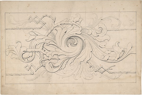 Designs for borders and corners, acanthus