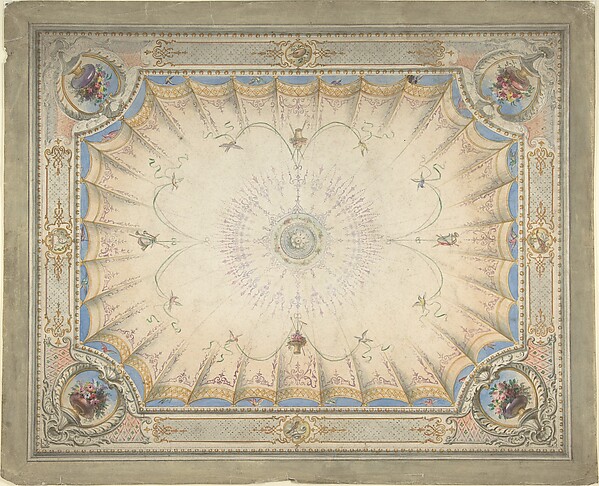 Ceiling Design for the Boudoir, Ardgowan