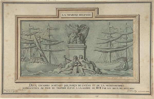 Study for Decoration of the Obelisk at Port-Vendres