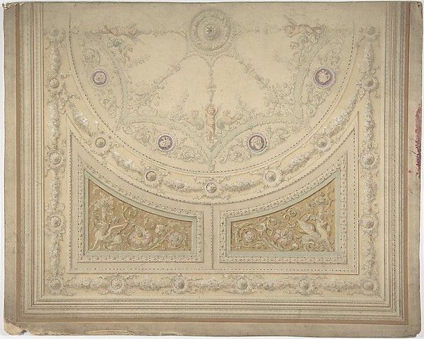 Ceiling Design, Half of a Circle
