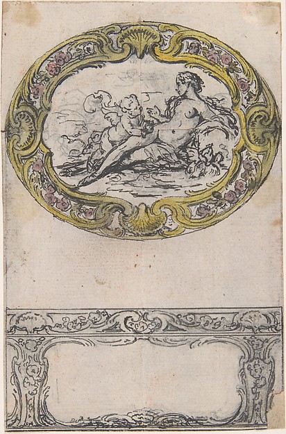 Design for an Oval Gold Box