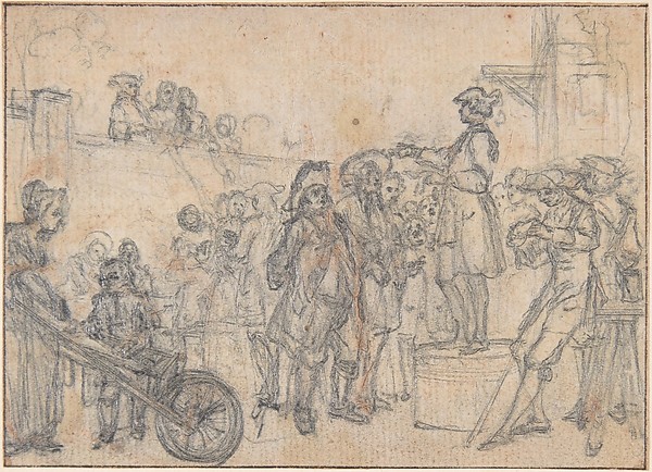 Study for an Engraving of "Songs in the Opera of Flora"