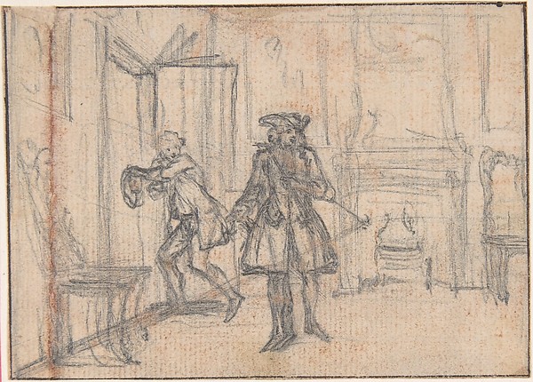 Study for an Engraving of "Songs of the Opera of Flora"