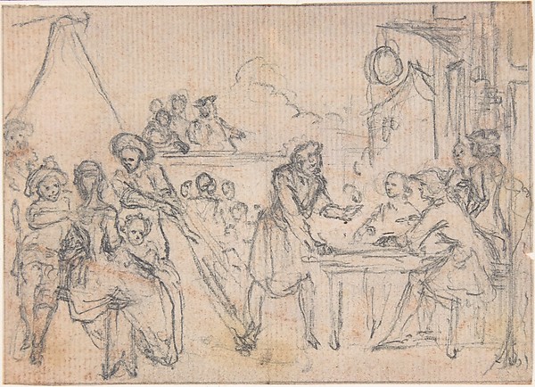 Study for an Engraving of "Songs in the Opera of Flora"