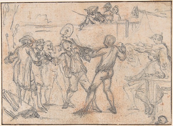 Study for an Engraving of "Songs in the Opera of Flora"