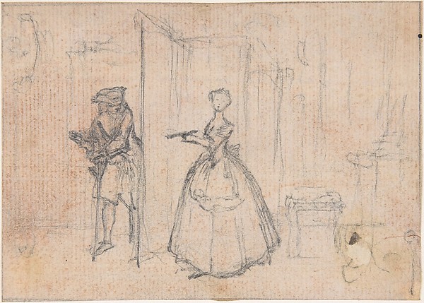 Study for an Engraving of "Songs in the Opera of Flora"